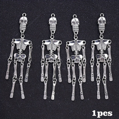 Halloween Mermaid Skull Charms
