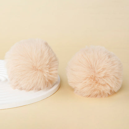 Fashion Multicolored Faux Rabbit Fur Plush Balls