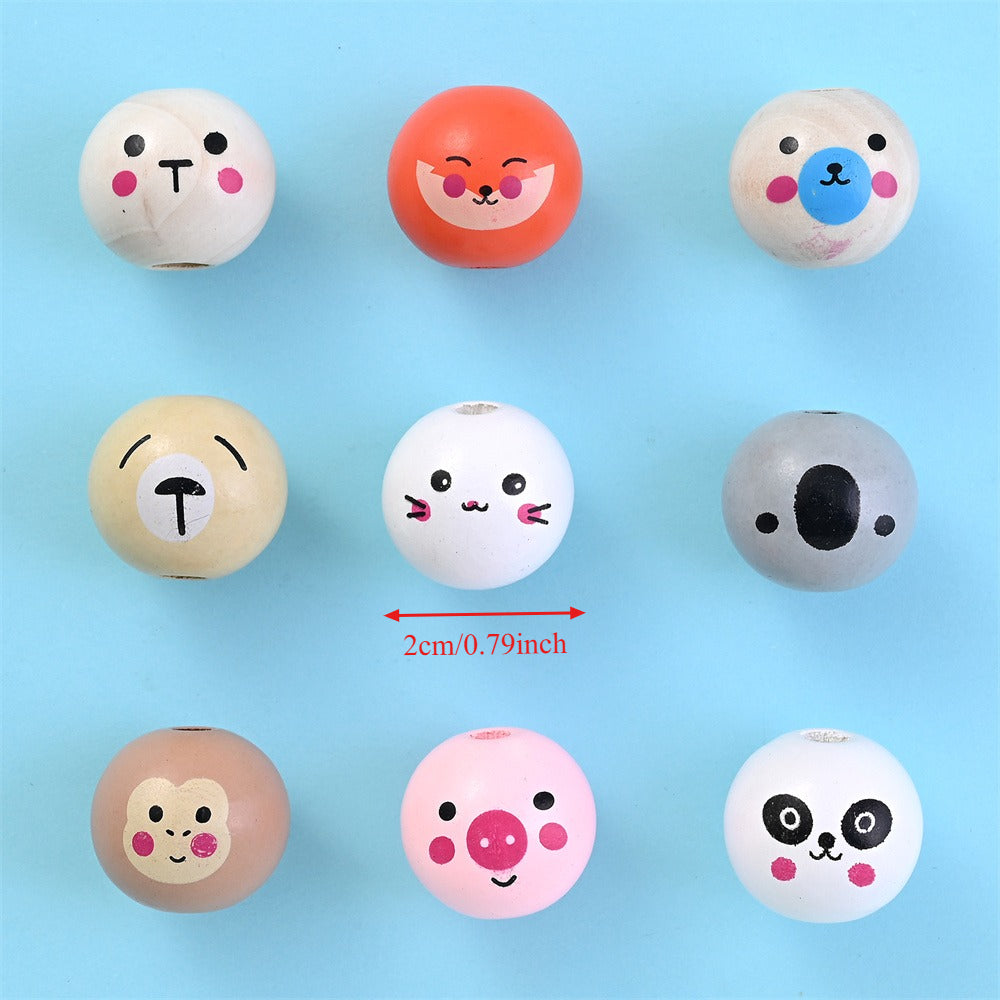 Animal Series Wooden Beads