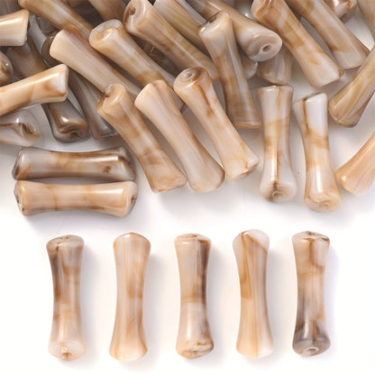 Slub Acrylic Beads