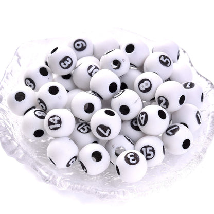 50pcs 39 Styles Mixed Sports Ball Beads