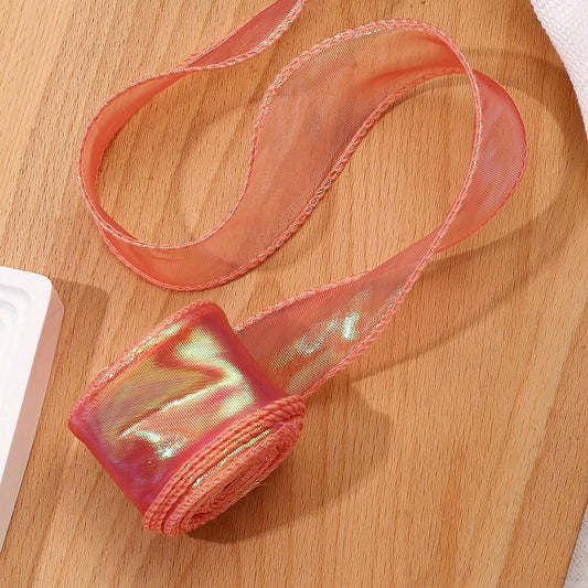 10-Yard 4 cm Iridescent Fishtail Organza Ribbon