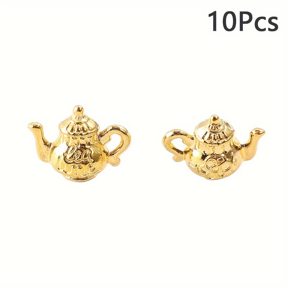 Mini Tea Set Alloy Charms