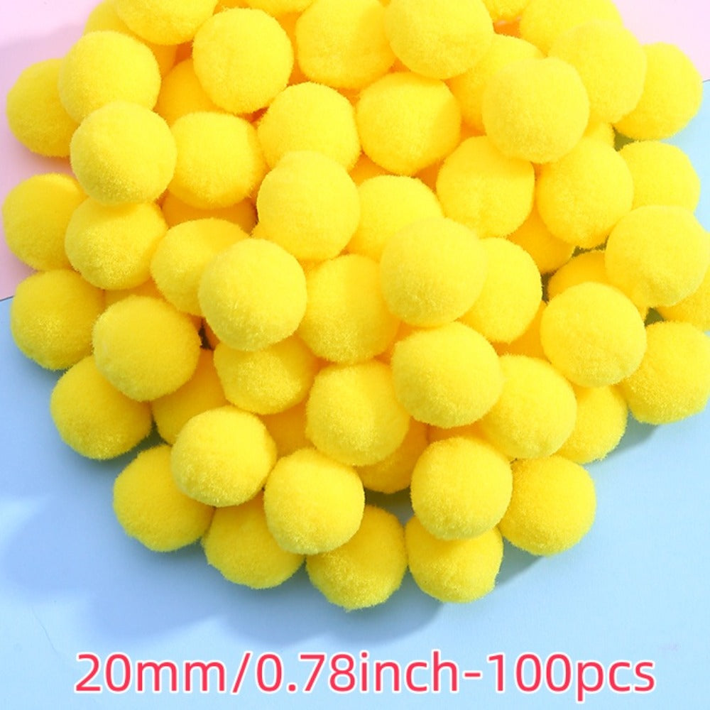 Rainbow Pom Pom Balls
