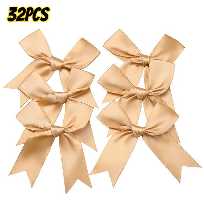 32-Piece Random Satin Ribbon Bow Set