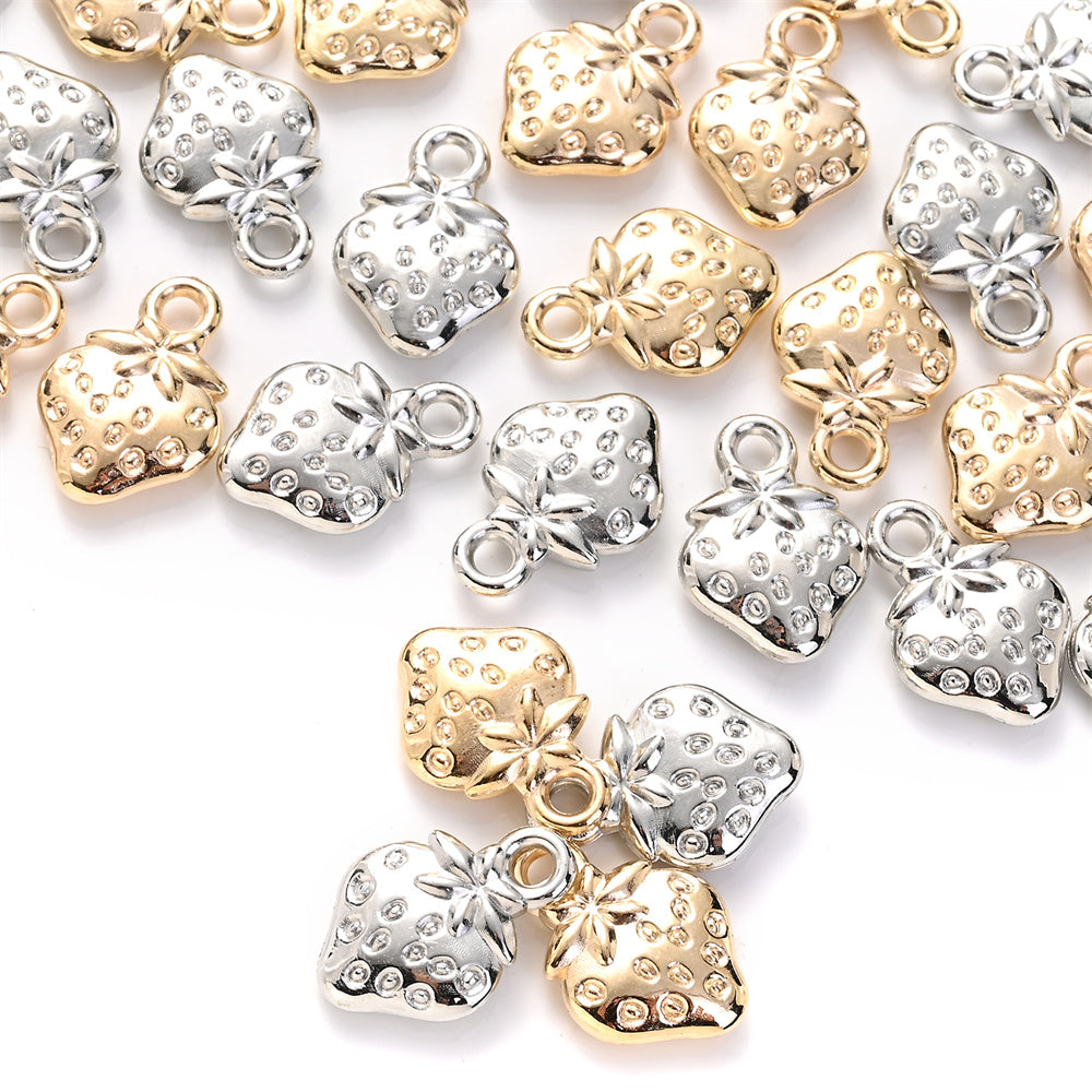 Strawberry CCB Pendants