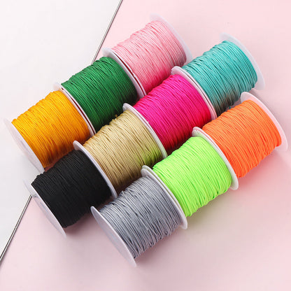 20m 0.8mm Colorful Nylon Chinese Knot Cord