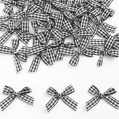 Christmas Plaid Bow Embellishments
