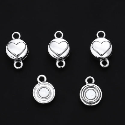 Heart Magnetic Clasp Connectors