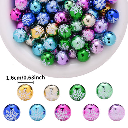 Christmas Snowflake Acrylic Beads