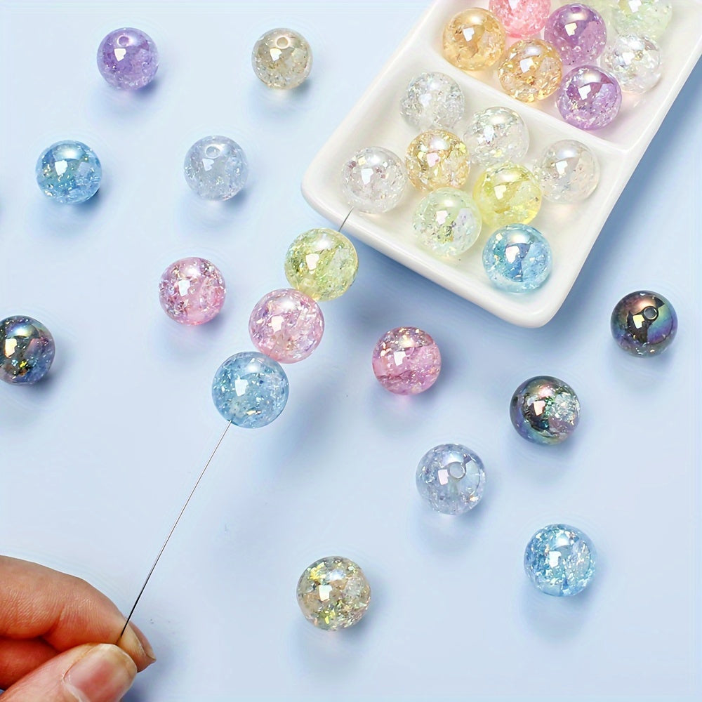Shiny AB Round Acrylic Beads