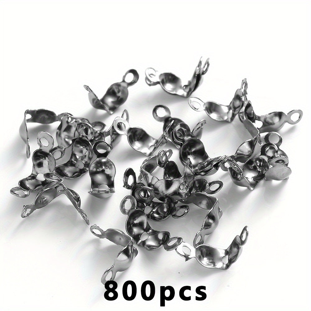 800-Piece Crimp Bead Calotte Knot Covers
