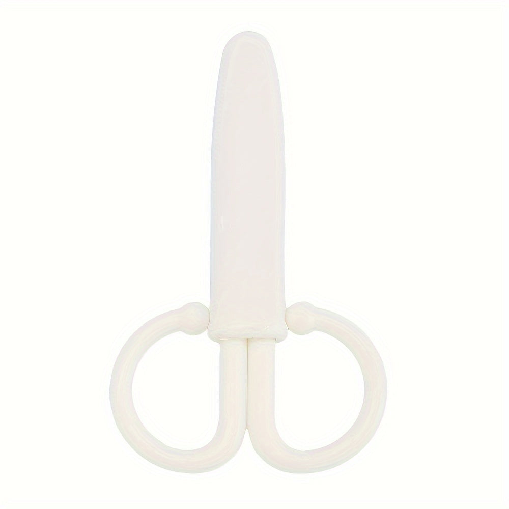 1PC 6×9.5cm Stainless Steel Mini Scissors with Protective Cover
