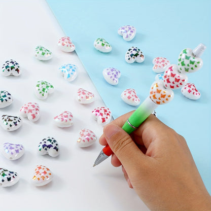 10PCS 19×22mm Butterfly & Love Acrylic Bead Set