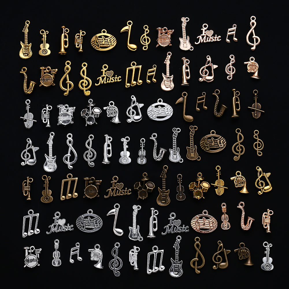 Musical Instrument Alloy Pendants
