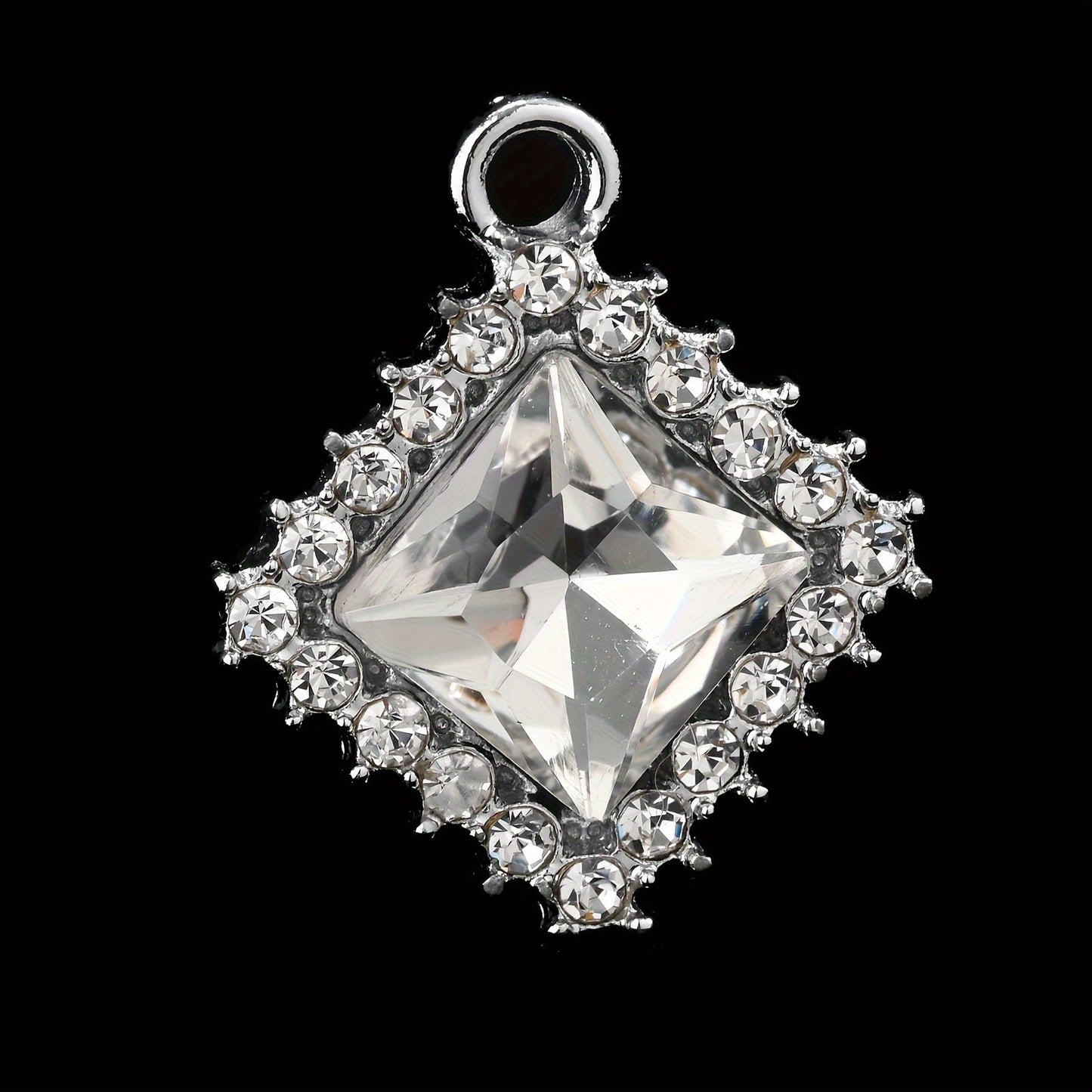 Square Alloy Pendant Set