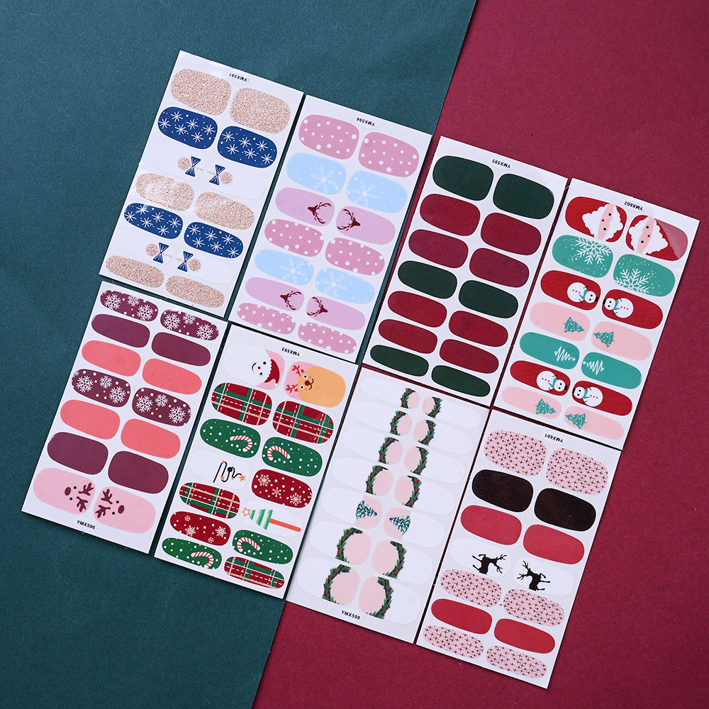 1 Sheet Christmas Nail Wrap Stickers