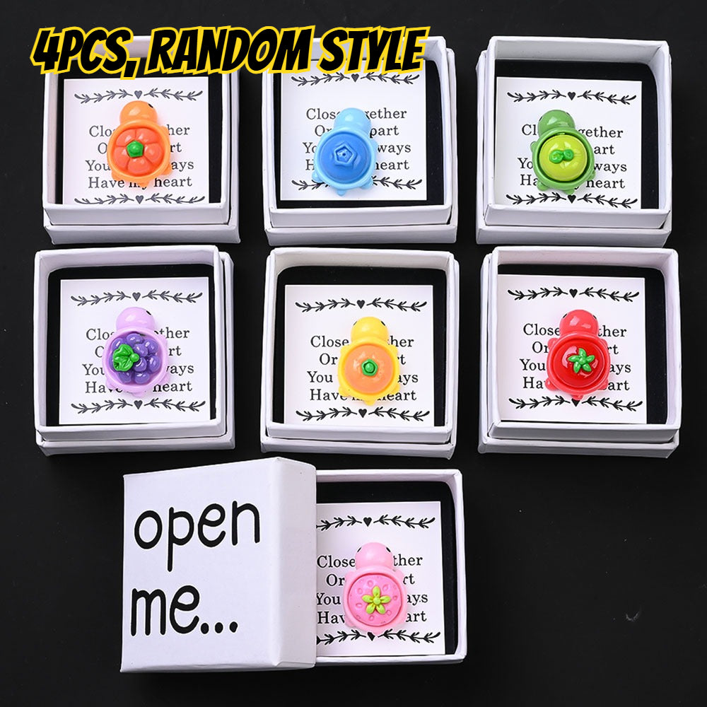 I Love You “Open Me” Surprise Resin Animal Gift Box