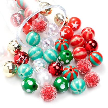 Mixed Pattern Acrylic Beads