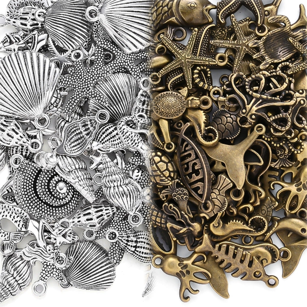 Vintage Ocean Alloy Pendants