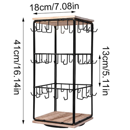 360 Degree Rotating Earring Display Stand