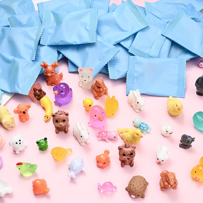 10PCS Blind Bag Mini Micro Landscape Resin Ornament Set