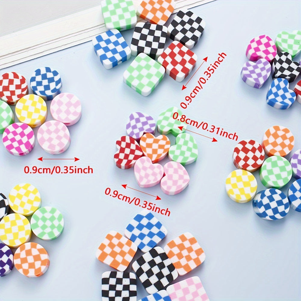 Striped Polymer Clay Beads