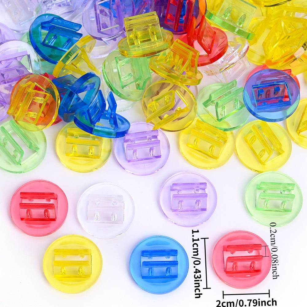 11x20 mm Clear Card Holder Clips