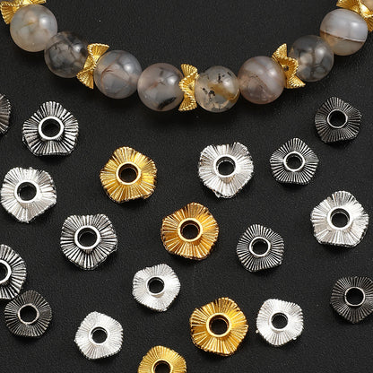 Wave Alloy Beads