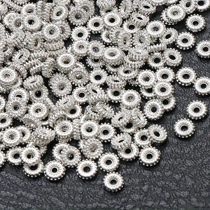 200PCS 6mm Round Gear Wheel Plastic Spacer Beads