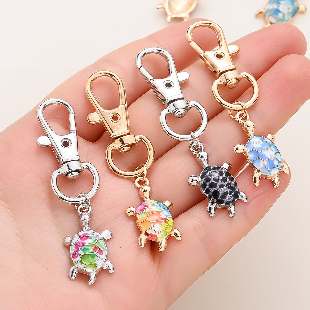 Turtle Keychain Zinc Alloy Charms