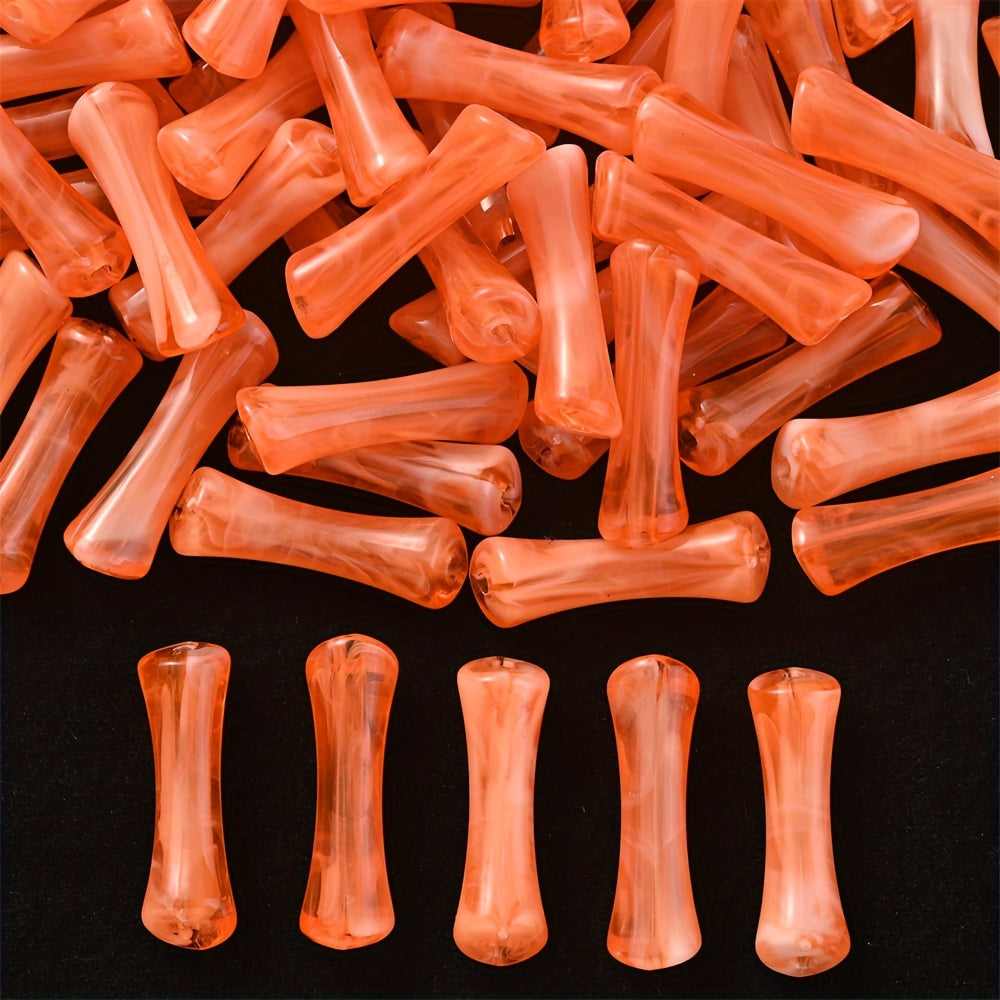 Slub Acrylic Beads