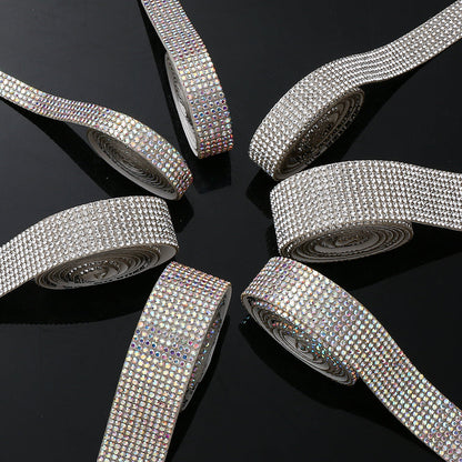 Self-Adhesive Rhinestone Trim Ribbon Set