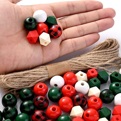 Christmas Silicone Round Beads