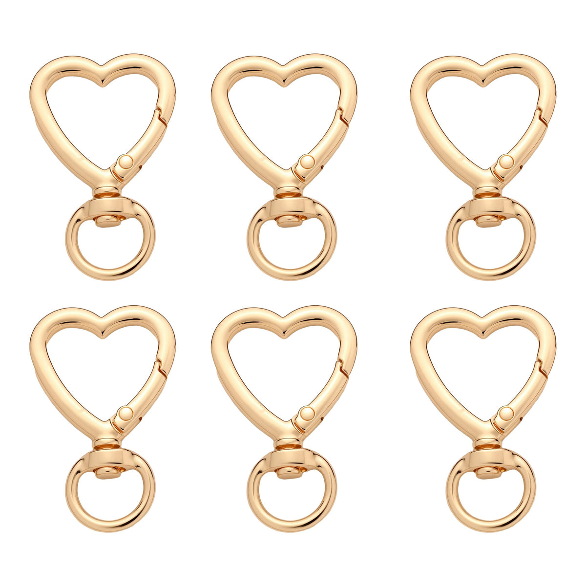 Golden & Silver Keychain Clasp Set