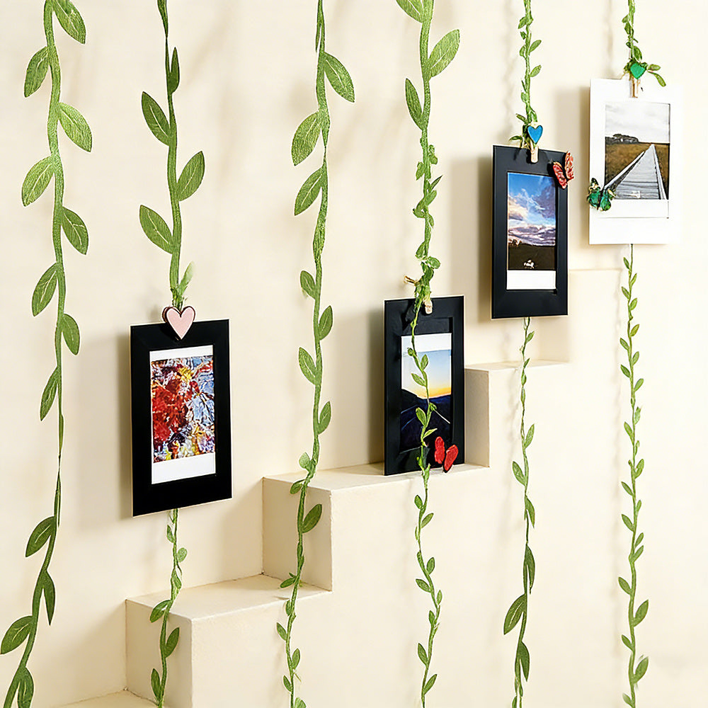 Silk Leaf Artificial Green Garland