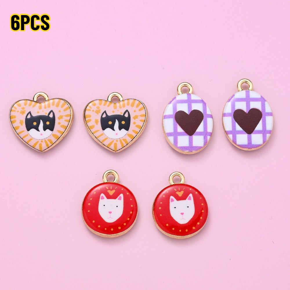 Vintage Enamel Animal and Symbol Charms