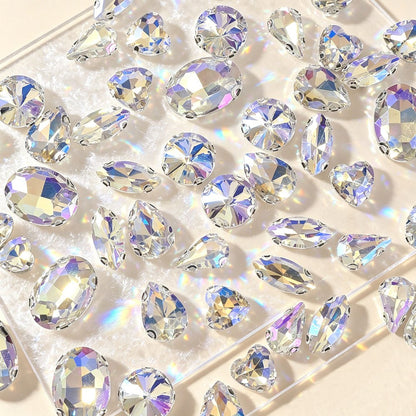 Glass Claw Rhinestones Patches