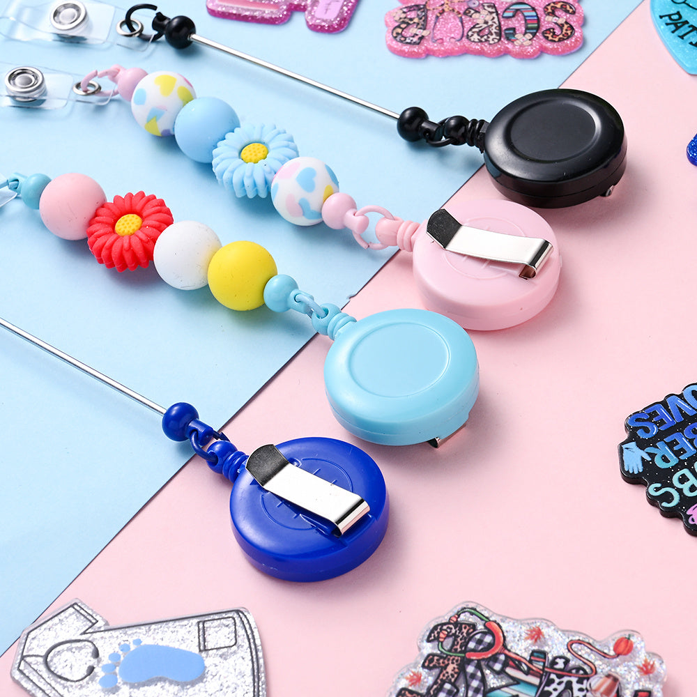 Beadable Badge Reel DIY Kit