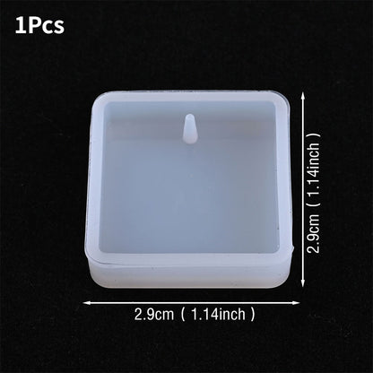 Transparent Silicone Pendant and Keychain Molds