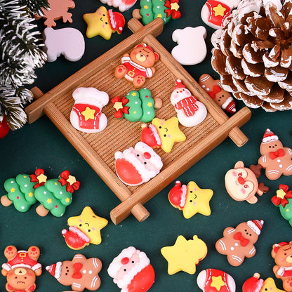 Christmas Resin Flatback Figurines