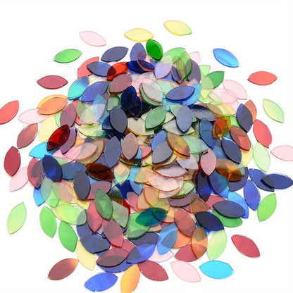 Multicolor Irregular Glass Beads