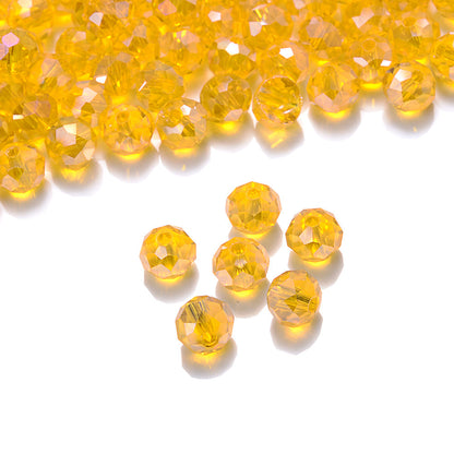 10mm Colored Cylindrical Glass Spacer Beads