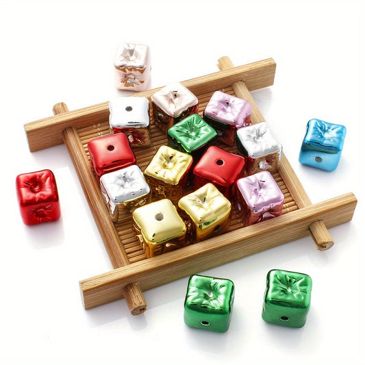 Colored Square Acrylic Spacer Beads