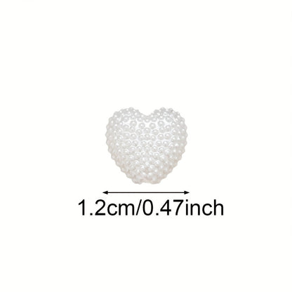 White Acrylic Love Beads