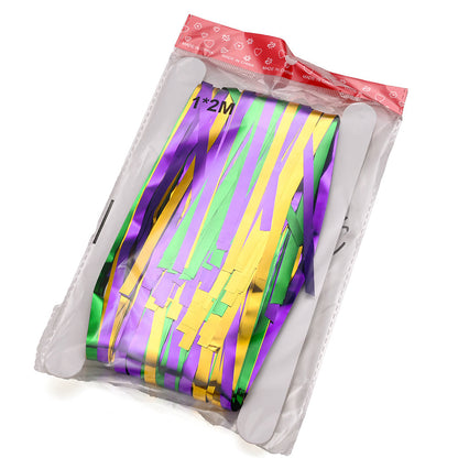 Mardi Gras Metallic Fringe Party Decorations