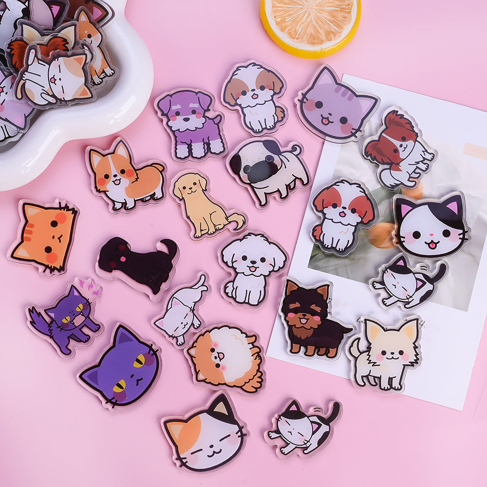 4 cm Plastic Pet-Themed Craft Sheets