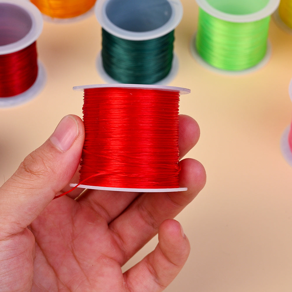 Flat Crystal Stretch Jewelry Thread