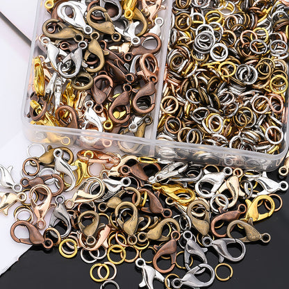 Lobster Clasp & Open Ring Jewelry Findings Kit