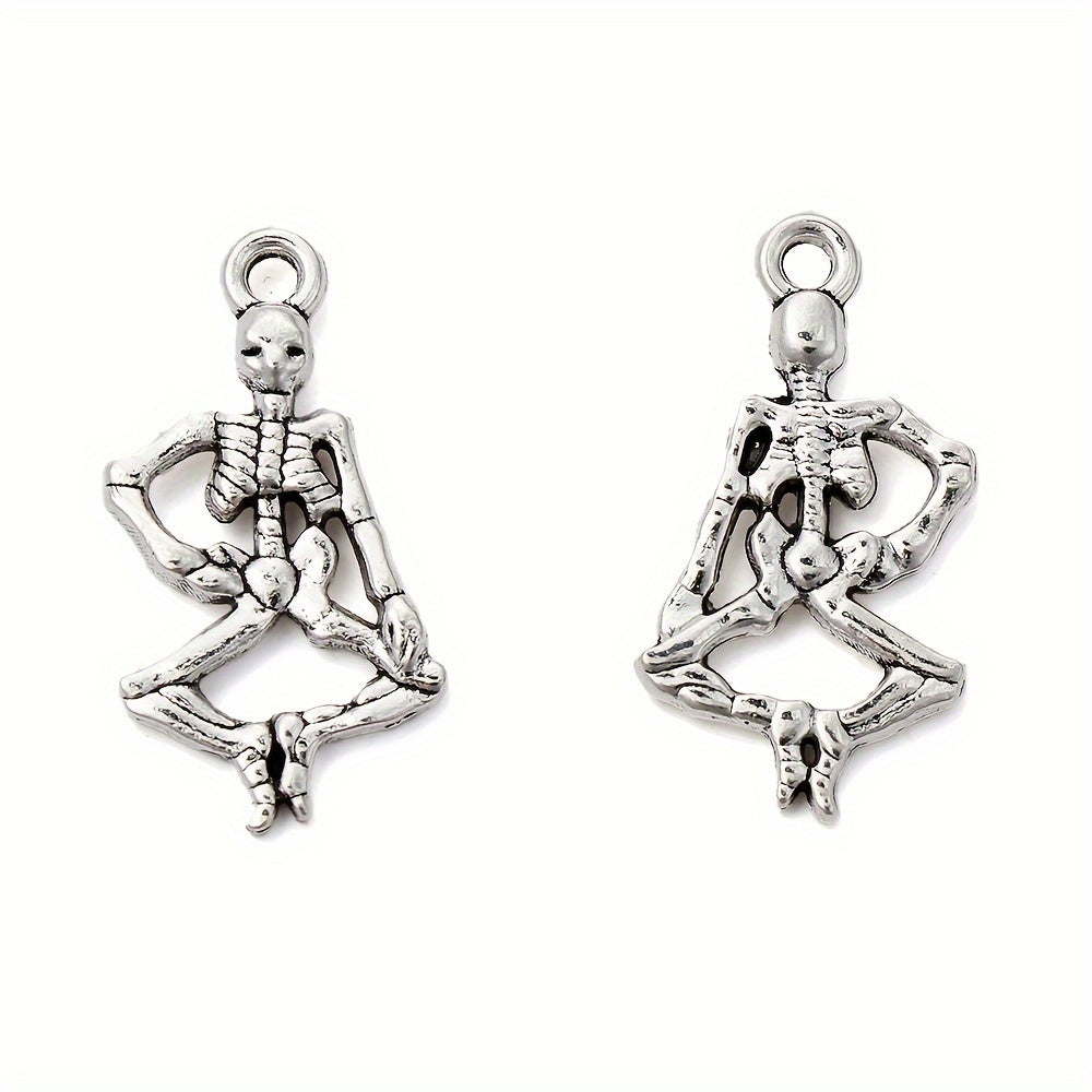 Ancient Silver Skull Alloy Pendants